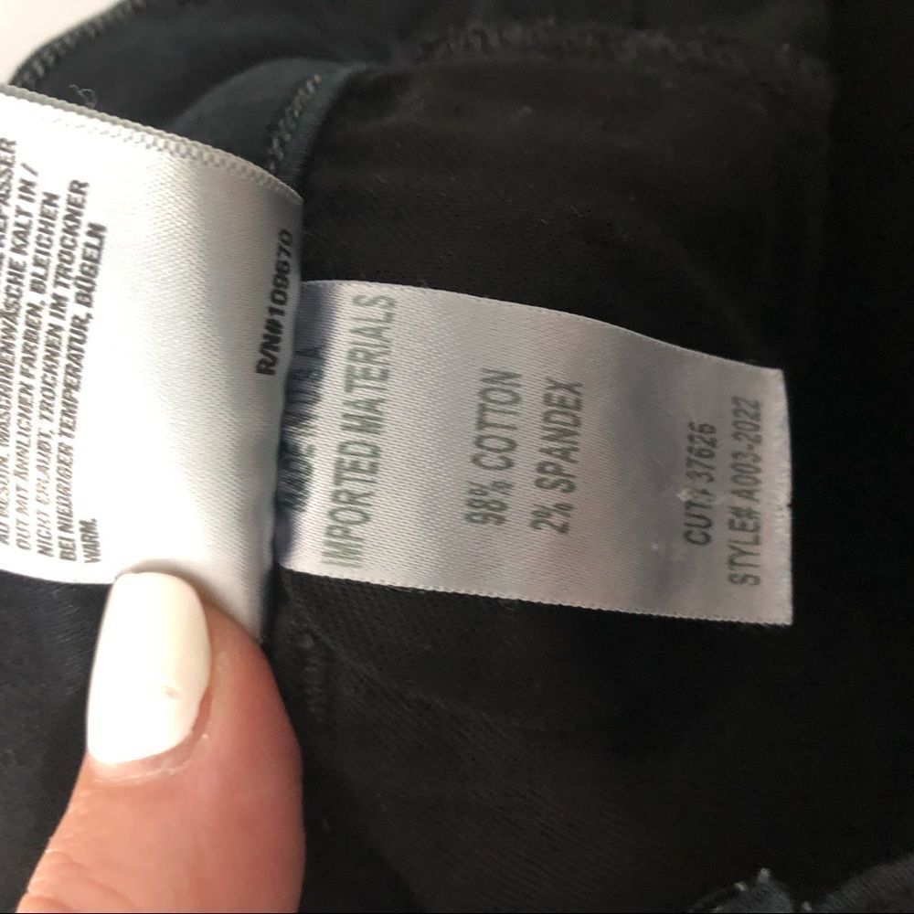 🔥5 for $25 sale🔥 AGOLDE Sophie Skinny in Luxe black - Picture 10 of 13